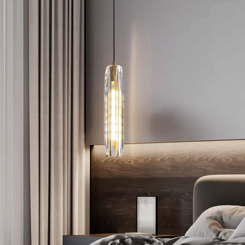 Подвесной светильник MT8851-1H bronze/clear