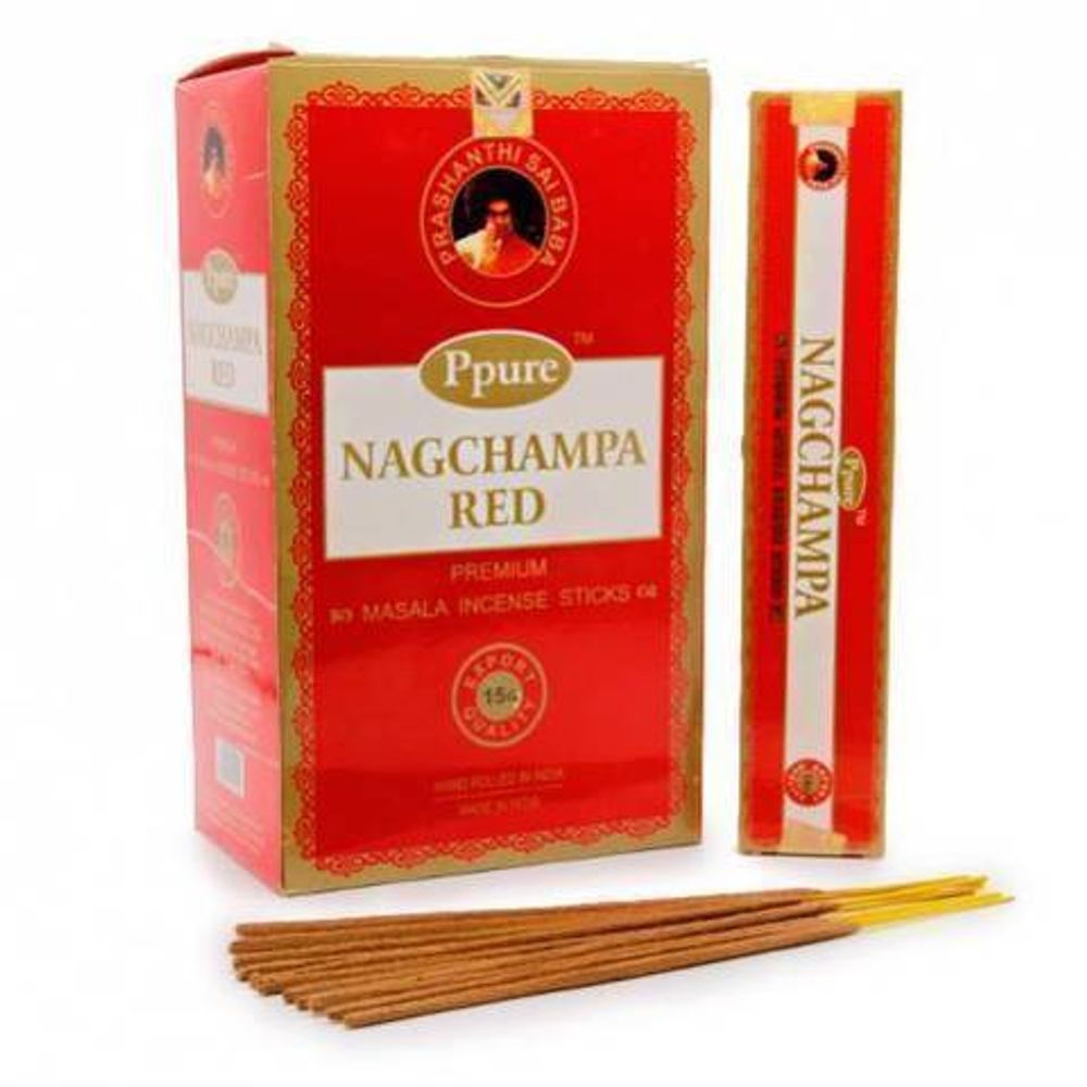Ppure Nag Champa Red Благовоние-масала Наг Чампа (красная) 15 г