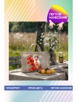 Термонаклейка на одежду, термопринт Матрешка