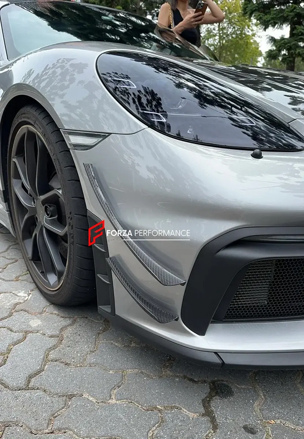 Карбоновые передние канарды для Porsche 718 982 GT4 2016+ Порше