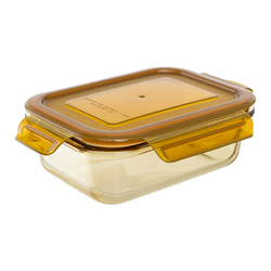 Контейнер для хранения и переноски продуктов 630мл Smart Solutions янтарного цвета