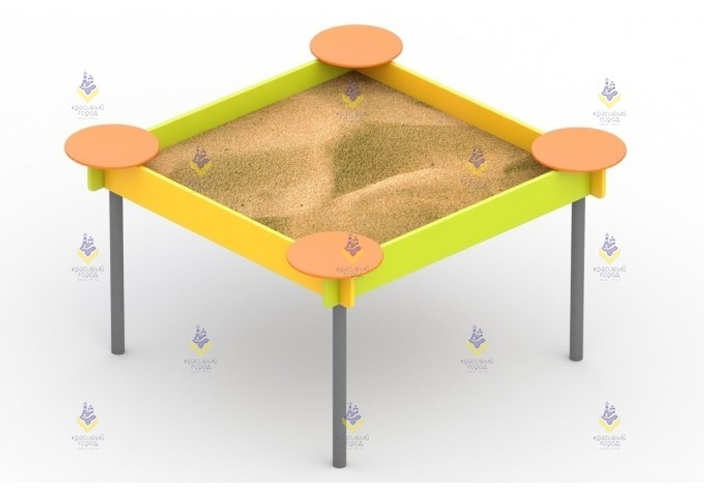 Песочница простая для детей с ОВ