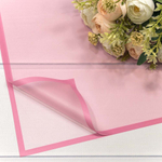 Пленка В листах 20 шт 58 х 58 см с рамкой (Розовый)