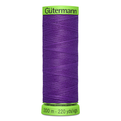 Нитки для тонких тканей Gutermann Extra Fine 150 (200 метров), 5 кат. | 392 фиолетовый джинс