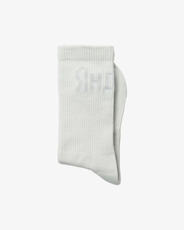 Носки высокие светло-серые - фото 1