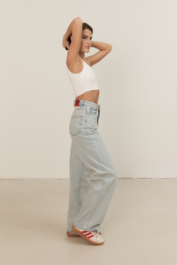 Джинсы STRAIGHT, голубые