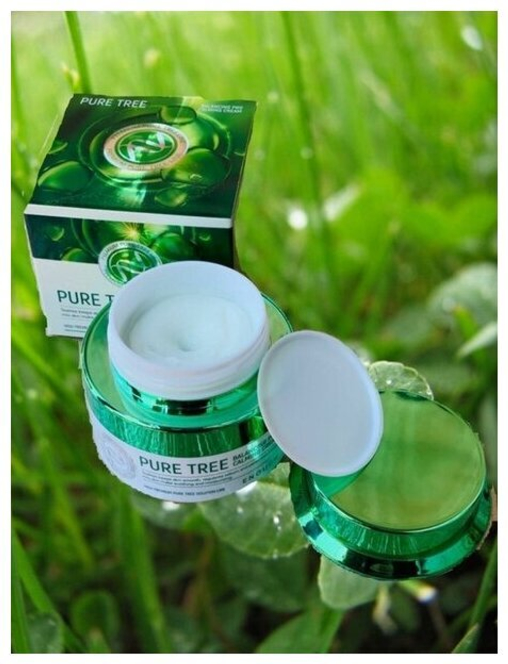 Enough Крем для лица с экстрактом листьев чайного дерева Pure Tree Balancing Pro Calming Cream