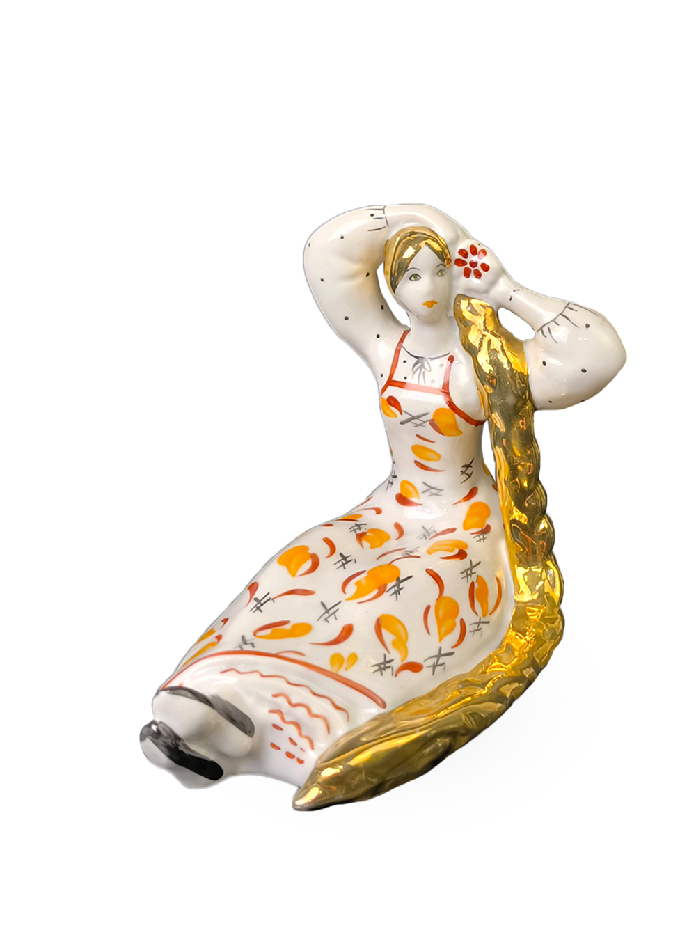 Фарфоровая статуэтка "Златовласка" Сысерть