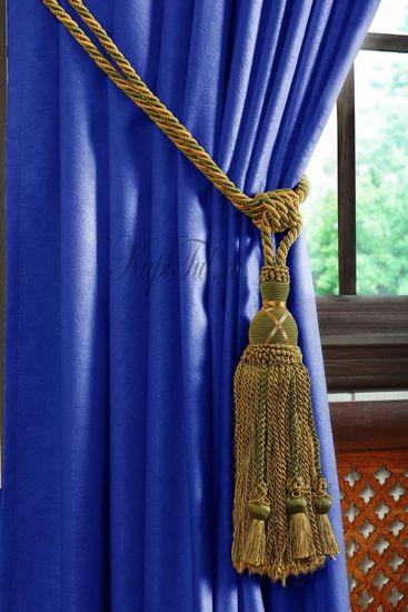 Длинные шторы. Mild (синий)