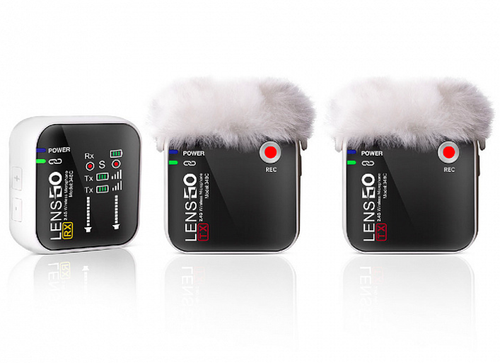 Радиомикрофон LENSGO 348C White 1v1 на 1 канал (белый)
