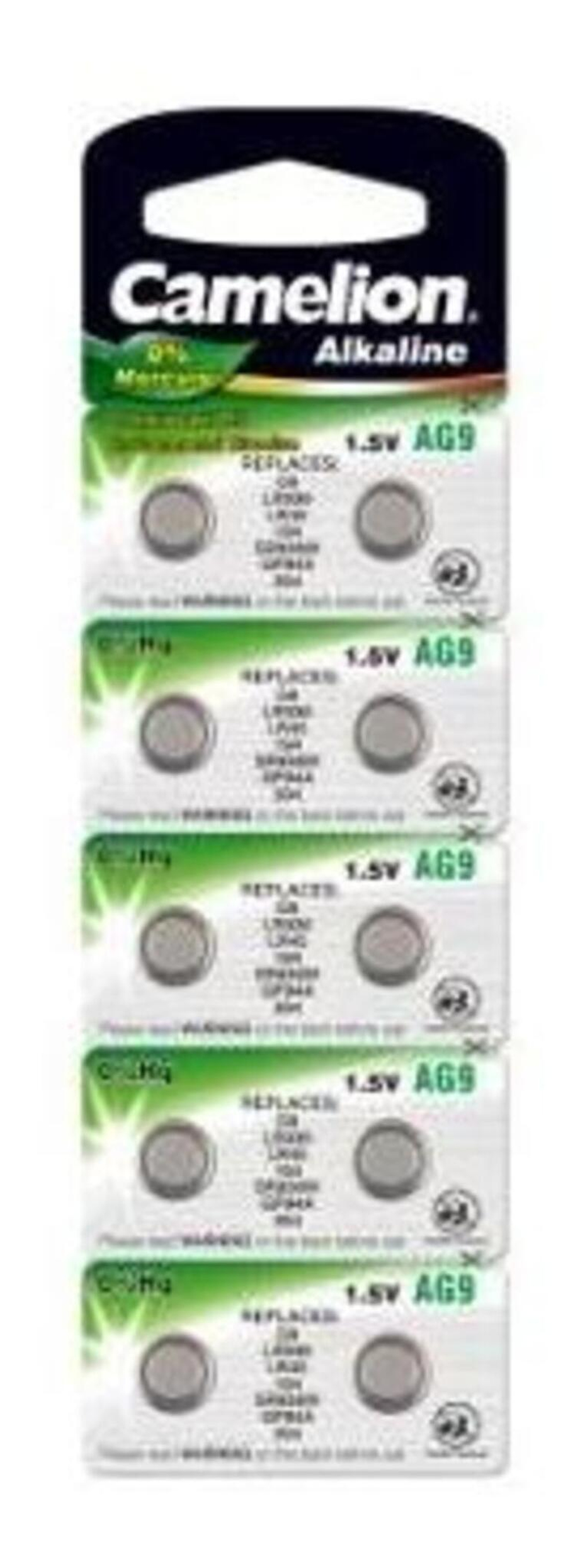 Батарейка Camelion G9/LR936/LR45/394A/194 BL10 Alkaline 1.5V