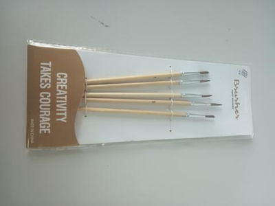 Набор кистей Пони 1,2,3,4,5 в пакете с картонной подложкой