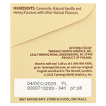 Twinings, Ароматизированный травяной чай, ромашка, мед и ваниль, без кофеина, 20 чайных пакетиков, 32 г (1,13 унции)