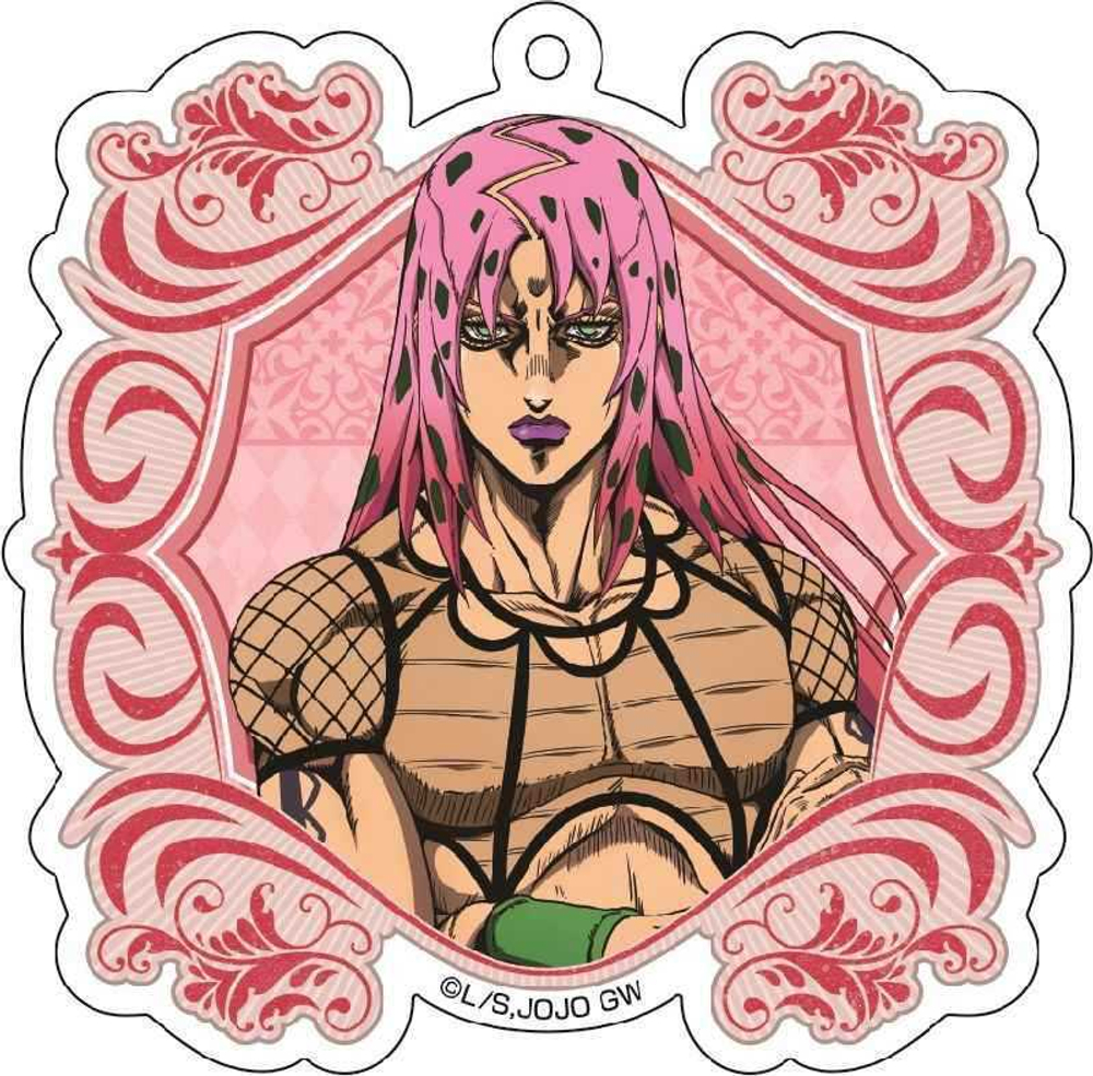 Акриловый брелок "ДжоДжо / JoJo - Золотой ветер"