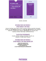 Альбом BTS - BTS WORLD TOUR LOVE YOURSELF : SPEAK YOURSELF THE FINAL DIGITAL CODE