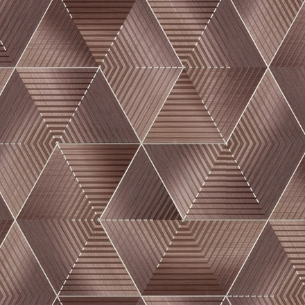 Обои виниловые HC72259-48 PALITRA HOME Wood Line, геометрия и абстракция 1,06 х 10,05 м