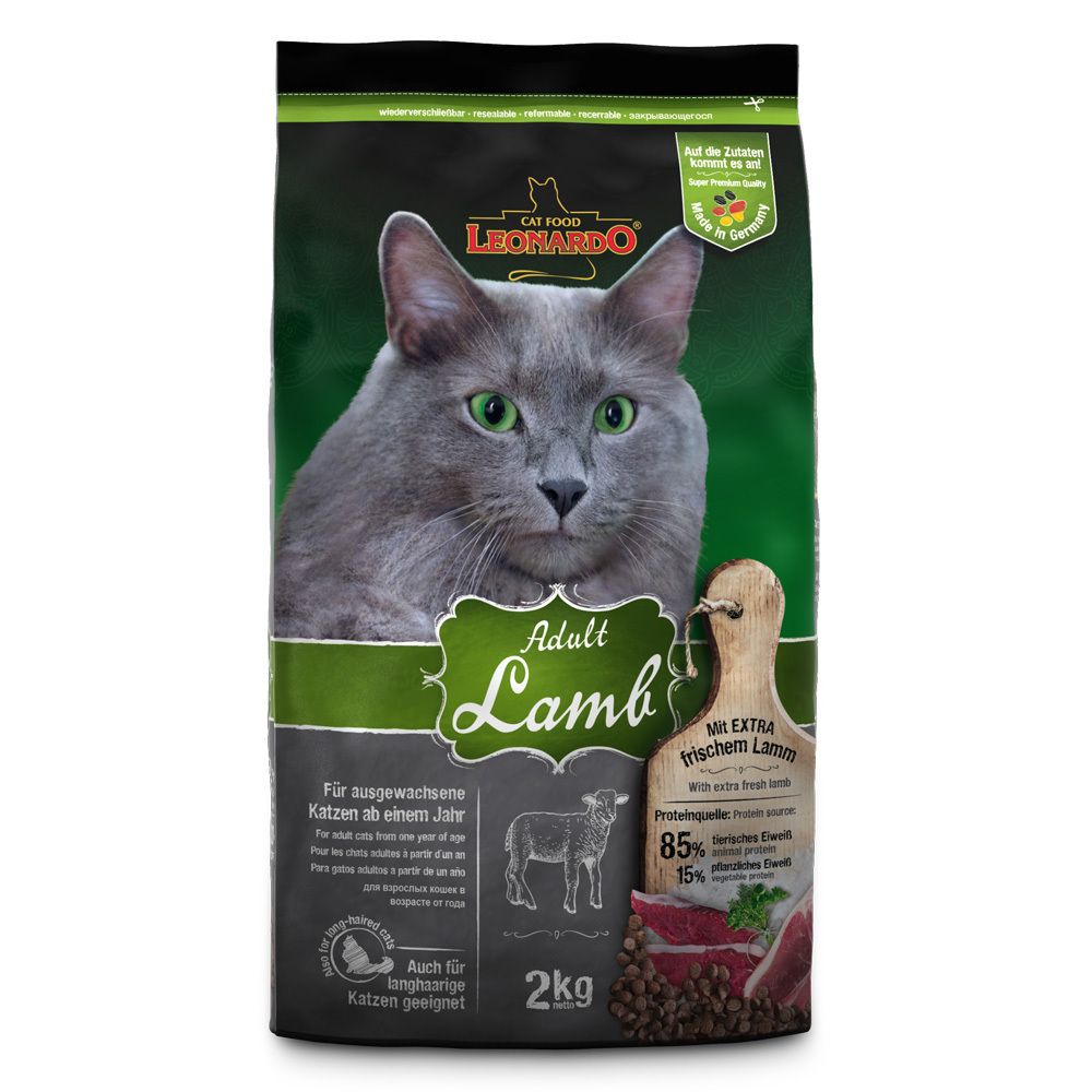 Сухой корм Leonardo Adult Lamb ягненок с рисом 2 кг