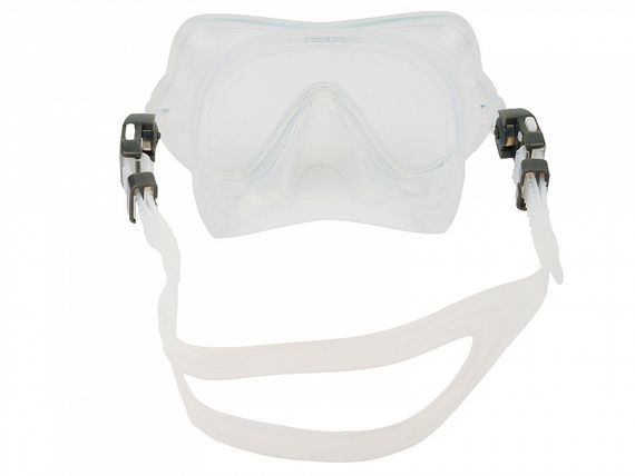 Набор маска+трубка в сумке Sargan Баттерфляй-М прозрачный/прозрачный