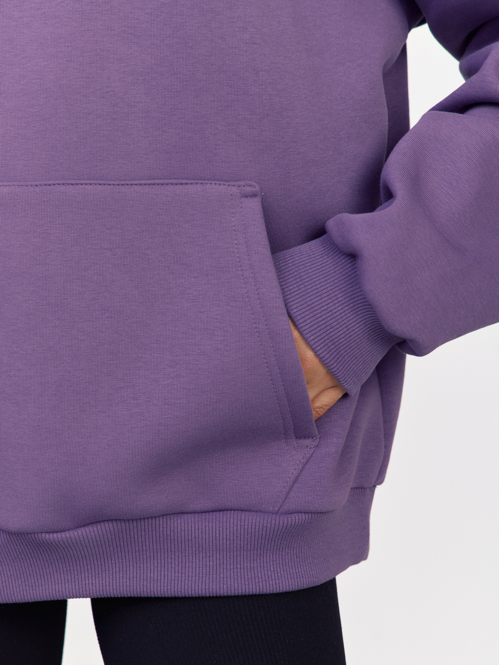 Худи с начесом (фиолетовый)