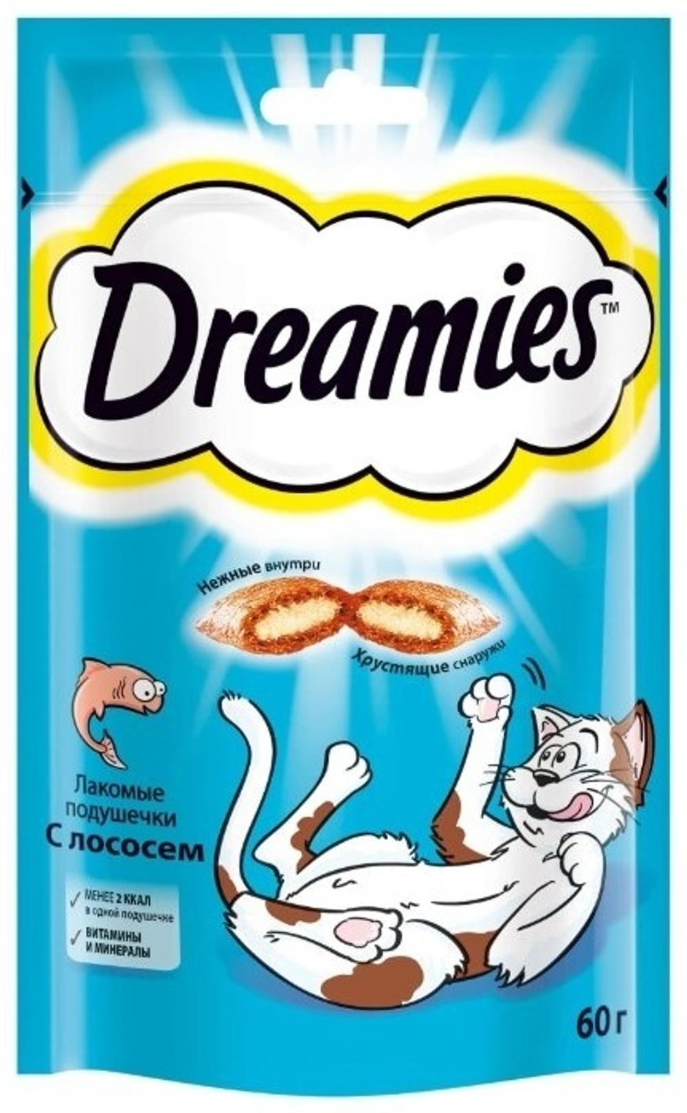 DREAMIES лакомства с лососем 60 г