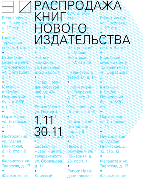 Распродажа книг «Нового издательства»