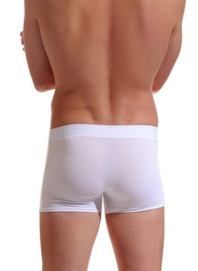 Мужские трусы-боксеры из хлопкового полотна (Размер: XL) (Цвет: белый)