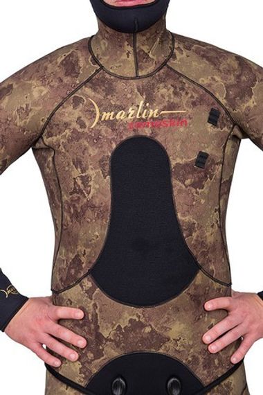 Гидрокостюм Marlin Camoskin 9 мм Оливковый
