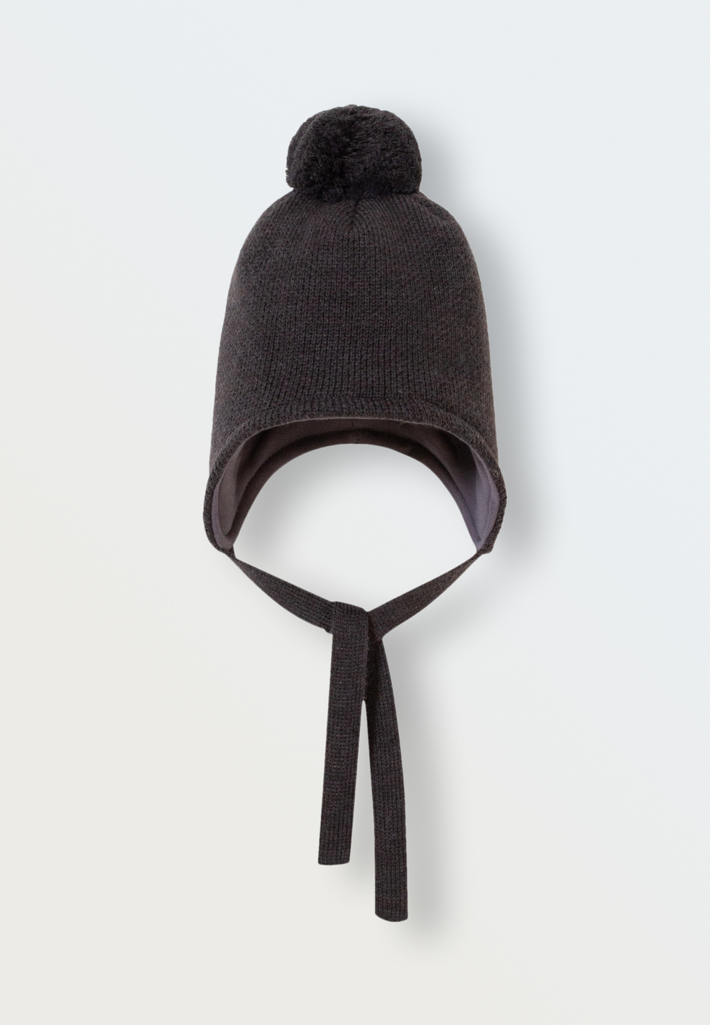 Зимний комплект шапка с манишкой (графит)