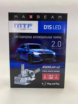 Светодиодные лампы MTF Light D5S MaxBeam 2.0 4500lm, 6000K, 35W (к-т 2шт.)