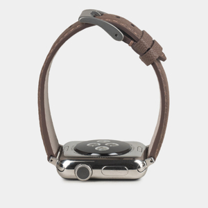 Ремешок для Apple Watch 40/41/42 mm из кожи козы, коричневого цвета
