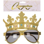 Очки карнавальные «Король» 14,2*10,9 см, микс