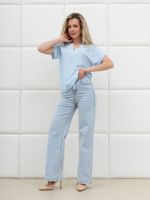 Блузка Дис Виотекс ГОЛУБОЙ