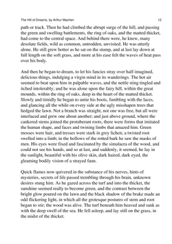 The Hill of Dreams | Arthur Machen