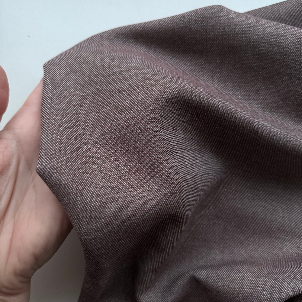 Тонкая рубашечная джинса Древесная кора