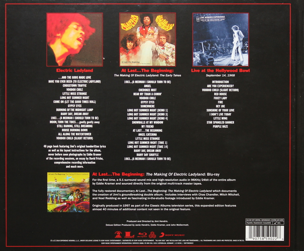 The Jimi Hendrix Experience / Electric Ladyland (50th Anniversary Deluxe Edition)(3CD+Blu-ray)