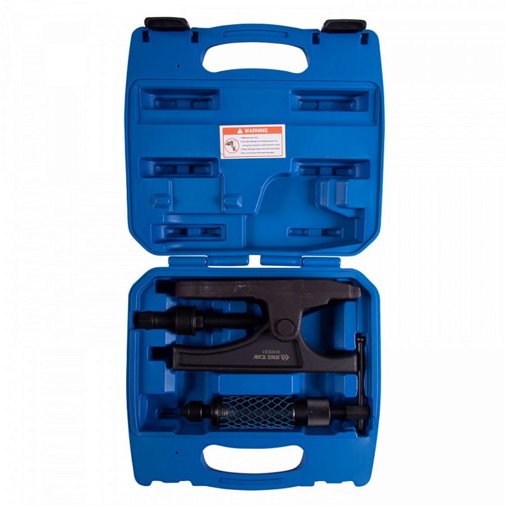 KING TONY (9HBE81) Съемник шаровых опор грузовиков гидравлический, 12 т, зев 36 мм, 3 предмета