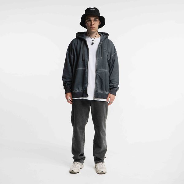 Худи Zip DDesigns in Garment Dyed Concrete - фото 6