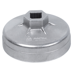 МАСТАК (103-44173) Съемник масляных фильтров, 73 мм, 14 граней, торцевой