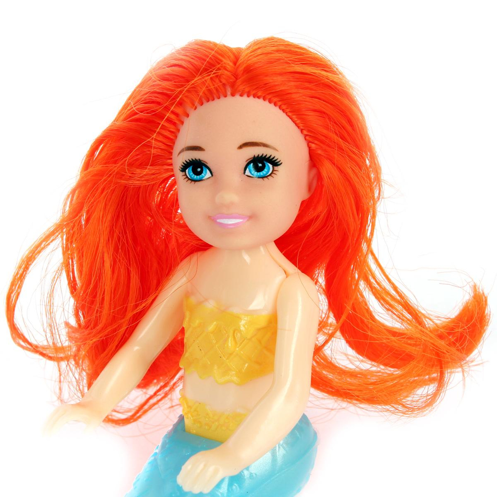 Кукла тип Модница Русалка-мини с аксесс. 14см, пакет 600-21
