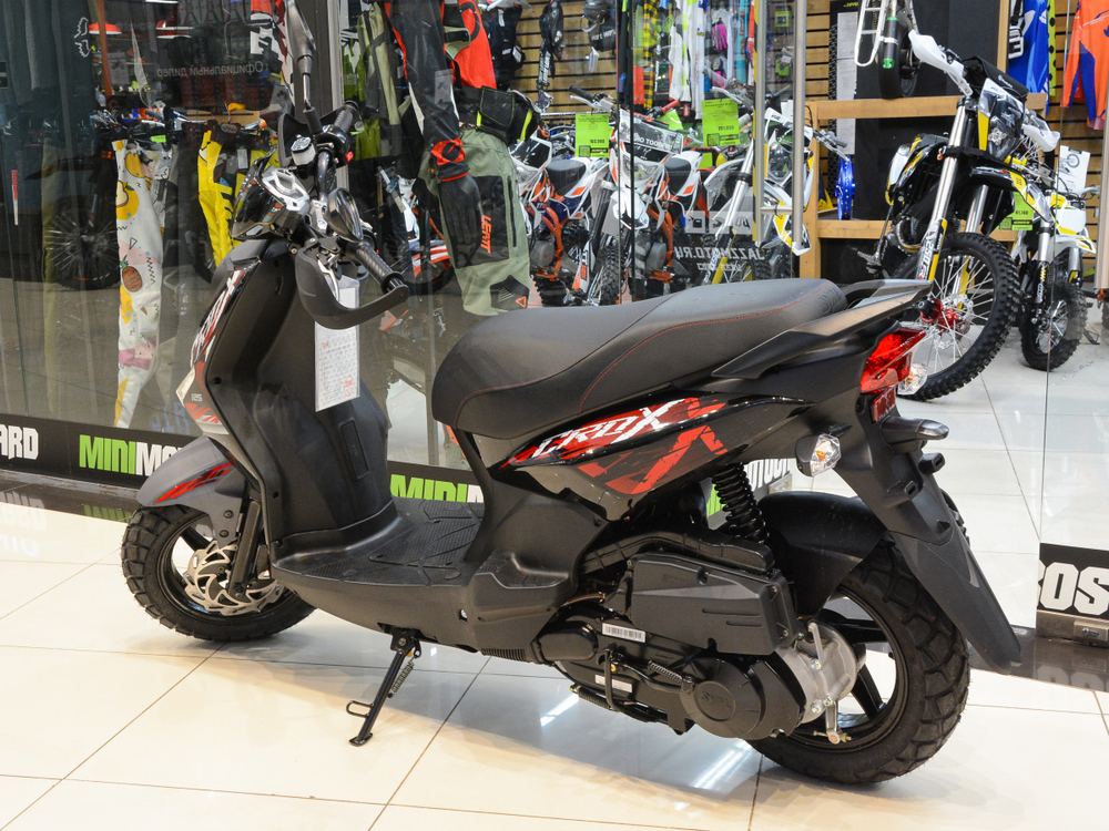 Скутер SYM CROX 125 Черный матовый