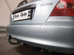 Фаркоп оцинкованный Galia H012A для Honda Civic хетчбек 5 дверей 2000-2003(паспорт и сертификат в комплекте)(без электрики)
