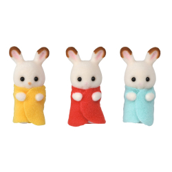 Sylvanian Families - Тройняшки Кроликов с шоколадными ушками 5532