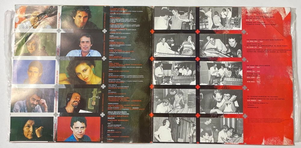 Винтажная виниловая пластинка LP Pablo Milanes Querido Pablo (Spain 1985)