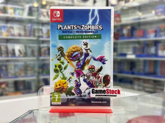 Plants vs. Zombies: Битва за Нейборвиль. Полное издание (Nintendo Switch, русские субтитры, Б/У)