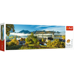 Puzzle "1000 Panorama" - By the Schliersee lake / HUBER