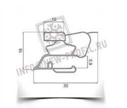 Уплотнитель 31*55(54,5)см для холодильника Норд DX 271-010 (морозильная камера) Профиль 015