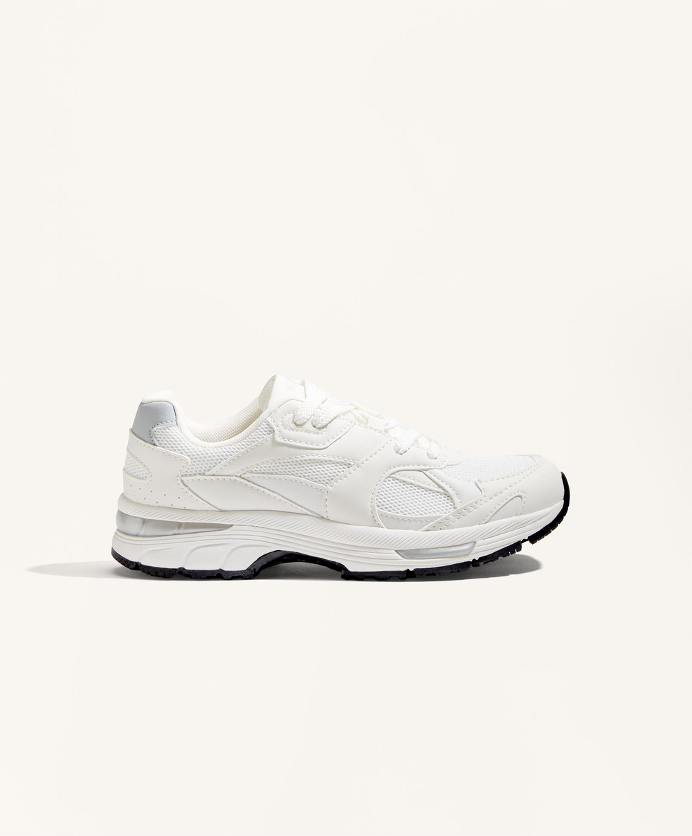 Oysho Универсальные беговые кроссовки, белый