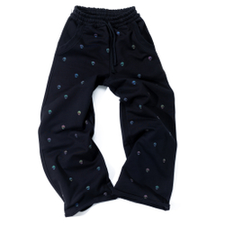 Оверсайз брюки бензин черные