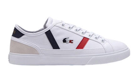 Мужские кроссовки Lacoste Sideline Pro TRI1232 - white/navy/red