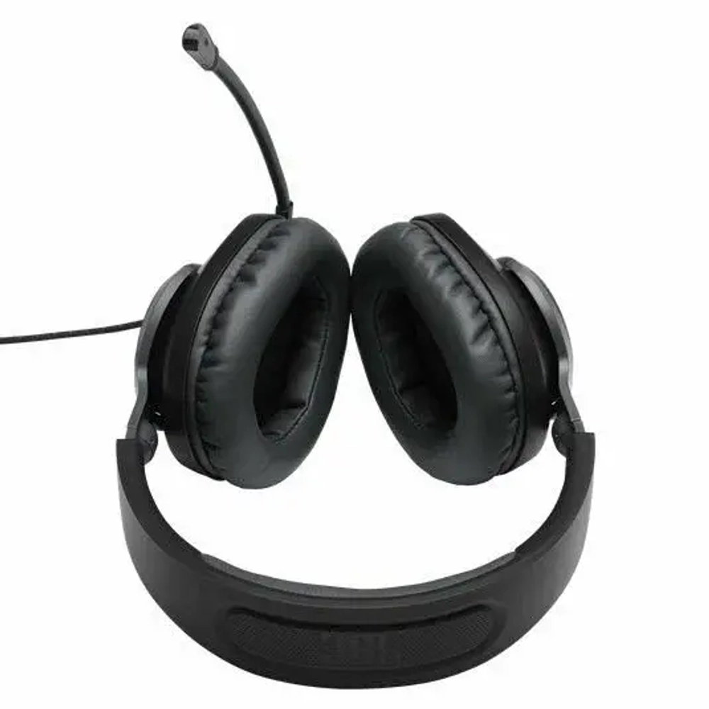 Компьютерная гарнитура JBL Quantum 100, черные, игровые наушники проводные